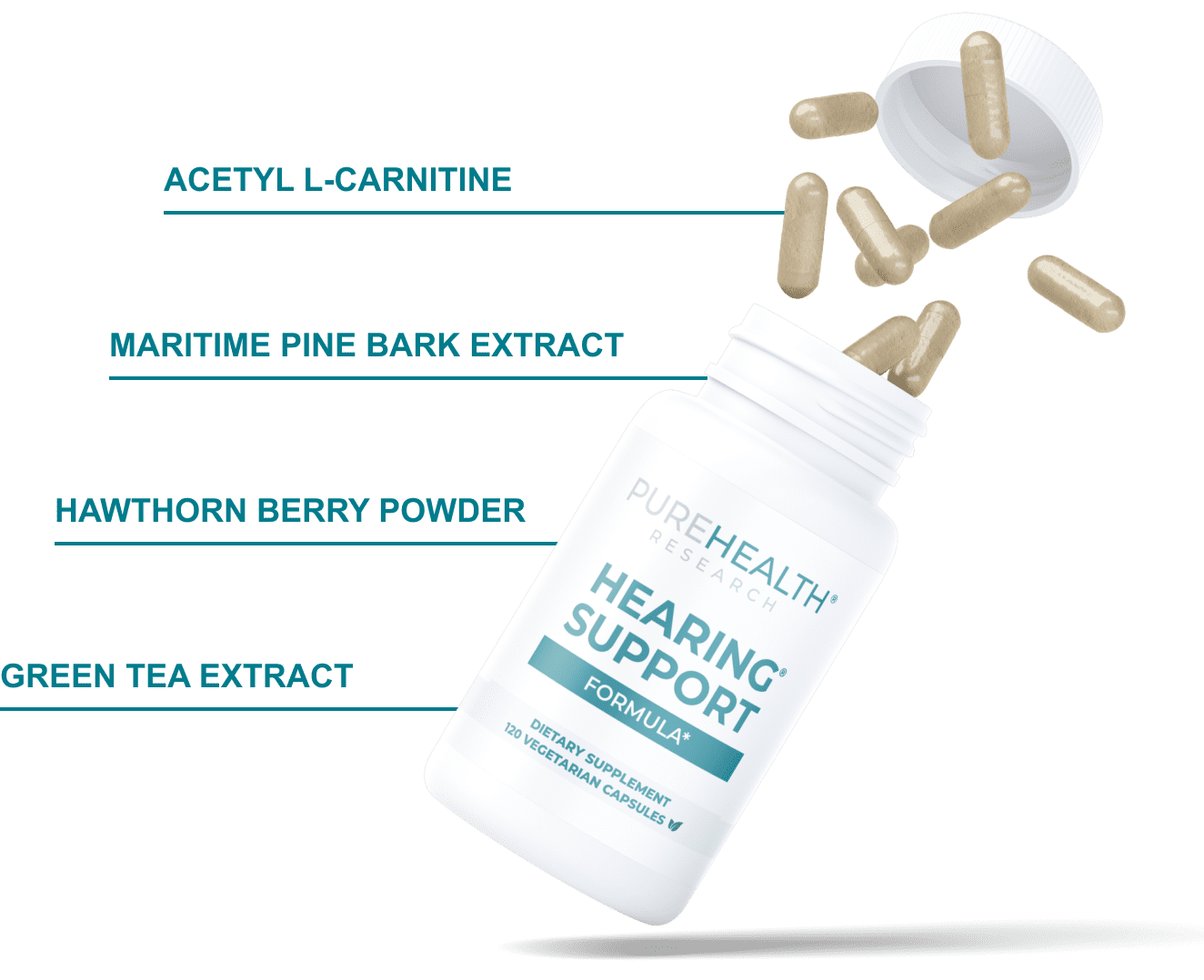 ingredients + bottle